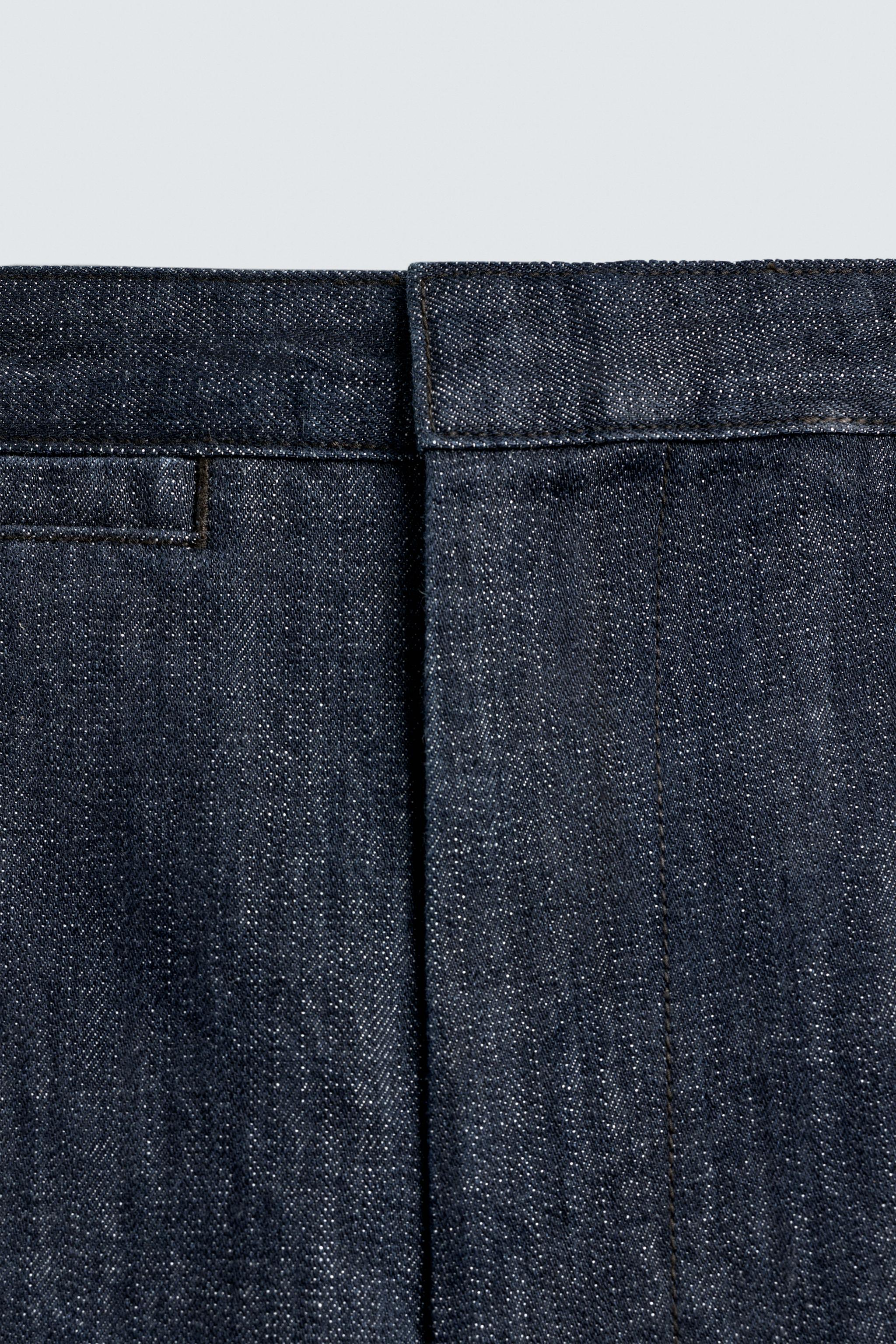 BARREL FIT DENIM CHINO PANTS